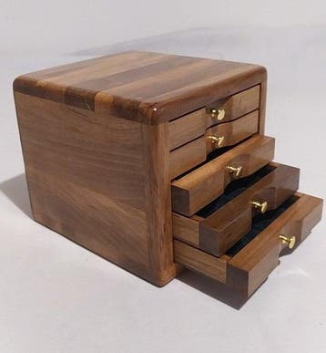 Bureauset - Hout (Walnoot), Nieuw