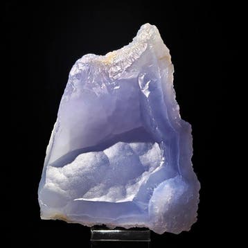 Zeldzaam en esthetisch chalcedoon, blauwe agaat Vrije vorm -