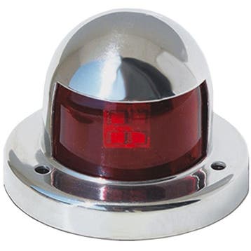 Navigatielicht LED 61x46mm Bakboord Tot 12m Rvs, Sports nautiques & Bateaux, Instruments de navigation & Électronique maritime