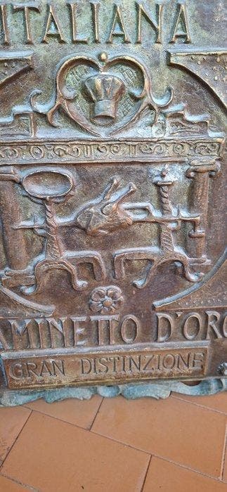 Zeldzame Targa Prijs Vintage Caminetto dOro 1960/70 -
