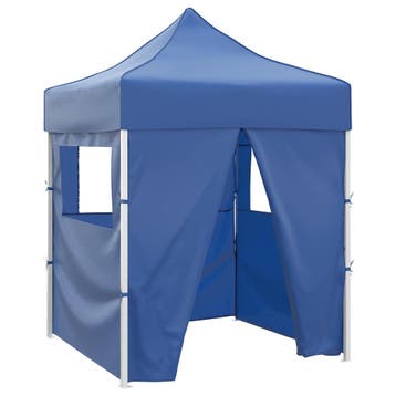 vidaXL Partytent 200 x 200 x 315 cm Blauw Oxford Stof, Verzenden