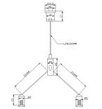Ledpaneel ophangysteem met 2 schroeven, Verzenden, Nieuw