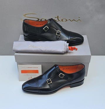 Santoni - Platte schoenen - Maat: EU 44 - Nieuw in doos, Nieuw