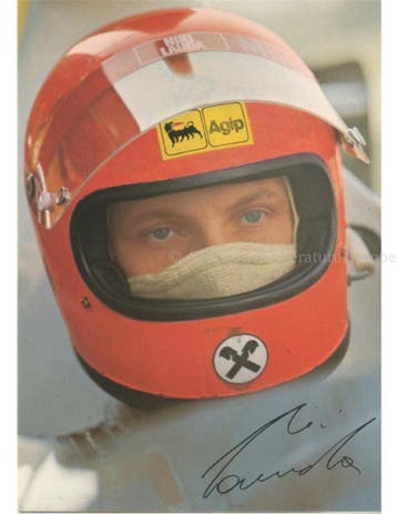 1974 FERRARI NIKI LAUDA ANSICHTKAART, Nieuw