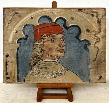 Scuola italiana (XV - Ritratto di giovane nobile, Antiek en Kunst, Kunst | Schilderijen | Klassiek