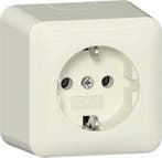 Gira Opbouw SCHUKO Stopcontact 16A 250V - 444012, Doe-het-zelf en Bouw, Elektriciteit en Kabels, Verzenden, Nieuw