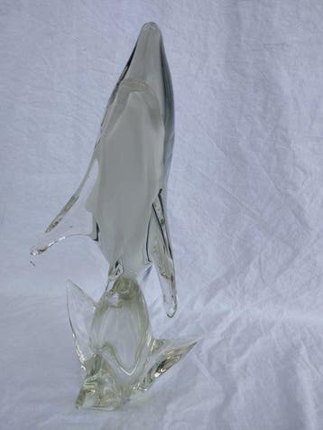 Formia - Sculpture, Squalo Bianco - 36 cm - Verre de Murano