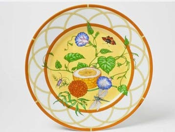 Hermès - Kop en schotel - Porselein, Antiquités & Art
