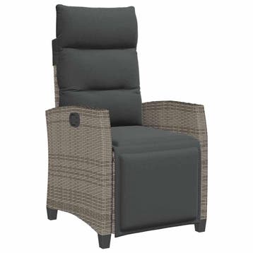 Rattan tuinstoel incl. tafel | Retour deal | Knaller, Tuin en Terras, Verzenden, Zo goed als nieuw, Wicker, Verstelbaar