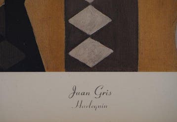Juan Gris (1887-1927) - Arlequin cubiste