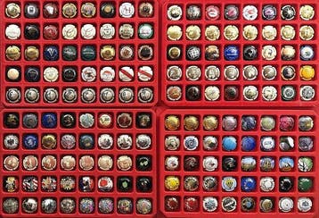 Collection de capsules de champagne - Gros Lot de Capsules