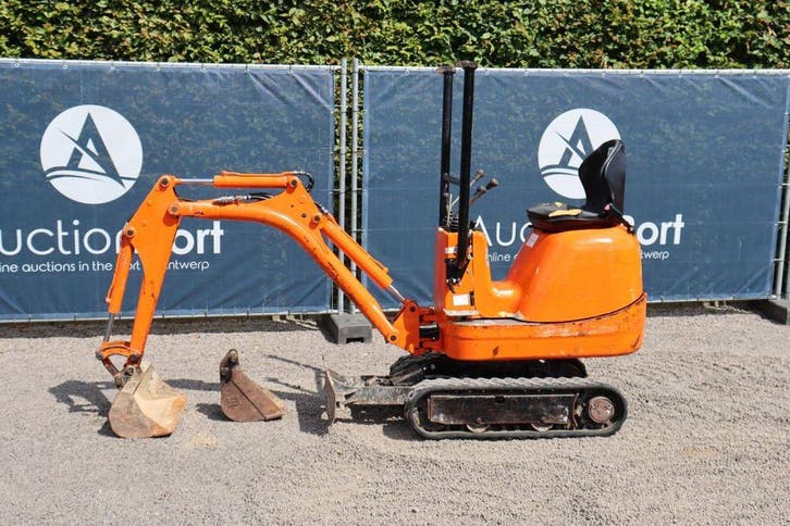 Veiling: Minigraver JCB 8008 Diesel 9kW 2011, Zakelijke goederen, Machines en Bouw | Kranen en Graafmachines, Ophalen