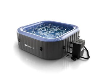 Veiling - Opblaasbare Whirlpool - 4-6 personen - Grijs / Bla, Nieuw