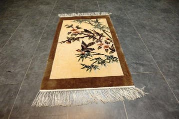 Soie chinoise - Tapis - 95 cm - 63 cm, Nieuw