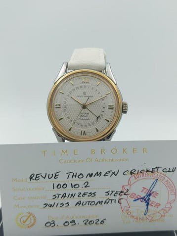 Revue Thommen - Cricket Club - Pointer Date - Sans prix de