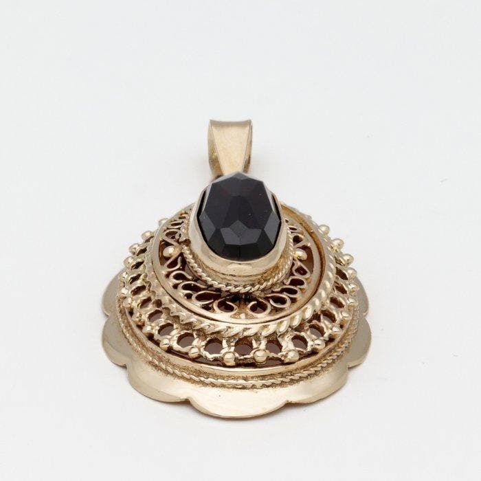 Pendentif - 14 carats Or jaune - grenade, Bijoux, Sacs & Beauté, Bijoux anciens