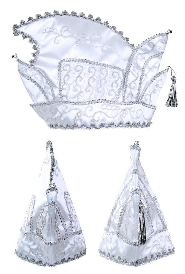 Prins Carnaval Steek Muts Wit Prinsenmuts Raad Elf Zilver Pr, Kleding | Heren, Carnavalskleding en Feestkleding, Nieuw, Ophalen of Verzenden