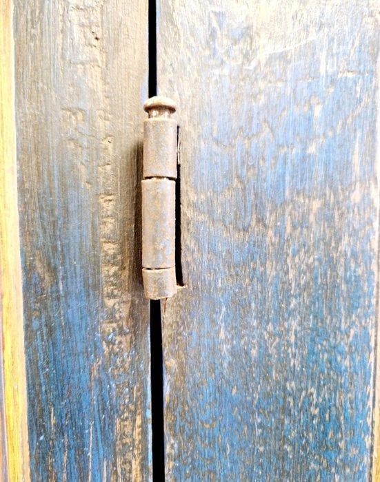 Armoire - Bois dur - Armoire ancienne peinte, Antiquités & Art, Antiquités | Autres Antiquités