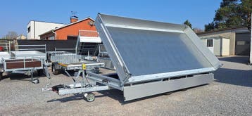 OP VOORRAAD! HULCO BENAX 4.05 X 2.03M 3500KG KIPPER, Ophalen