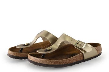Birkenstock Sandalen in maat 39 Goud, Kleding | Dames, Overige kleuren, Verzenden, Sandalen of Muiltjes, Zo goed als nieuw