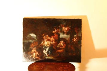 Charles Antoine Coypel (1694-1752), Navolger van - Bacco e, Antiquités & Art