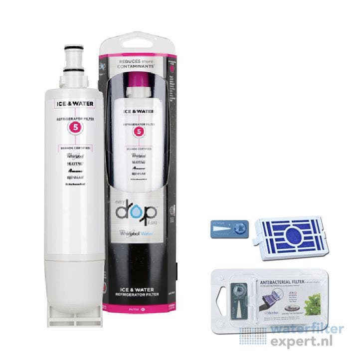 Whirlpool Waterfilter SBS001 + Luchtfilter Antibacterieel, Elektronische apparatuur, Koelkasten en IJskasten, Verzenden