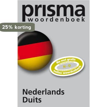 Prisma woordenboek Nederlands-Duits / Pocket woordenboeken, Verzenden, Gelezen, Nederlands