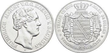 Doppeltaler, daalder 1851 F Sachsen-albertinische Linie F..., Verzenden