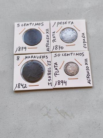 Spanje. Peseta 1842-1999 (Zonder minimumprijs)