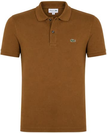 Lacoste Polo Brown maat Maat 52/54 (L) Heren, Maat 52/54 (L), Bruin, Verzenden, Lacoste