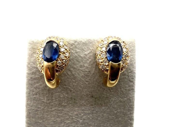 Zonder minimumprijs - Oorbellen - 18 karaat Geel goud -, Bijoux, Sacs & Beauté, Boucles d'oreilles