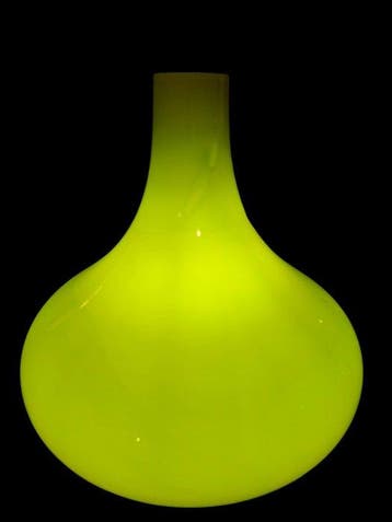 Lampe de table - Verre - Champignon italien vintage, Antiquités & Art