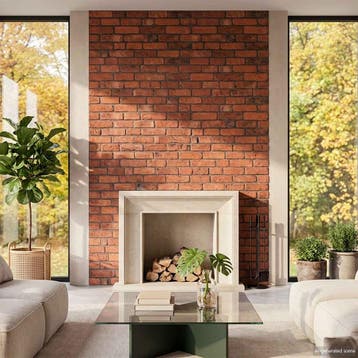 vidaXL Wandpanelen 10 st 100 x 50 cm Terracotta EPS-schuim, Verzenden, Nieuw