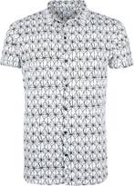 Dstrezzed Hemd Wit Print maat M Heren, Verzenden, Dstrezzed, Zwart, Nieuw