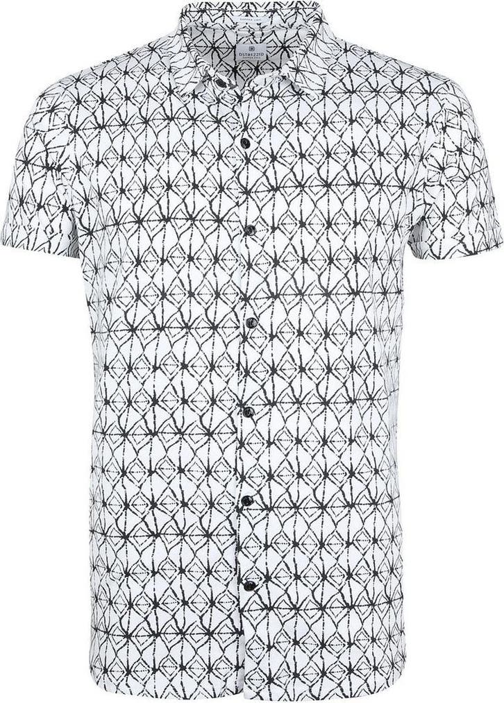 Dstrezzed Hemd Wit Print maat M Heren, Vêtements | Hommes, Vêtements de marque | Chemises, Envoi