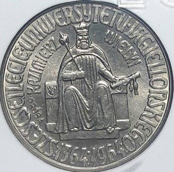 Polen. 10 Zotych 1964 / Proba - Trial Strike Ni eagle