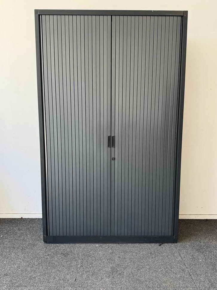 Roldeurkast - B-keuze - Basic - 195x120x45 - Zwart met Antra, Zakelijke goederen, Kantoor en Winkelinrichting | Kantoormeubilair en Inrichting