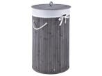 Veiling - Bamboe Wasmand Curly - 55 Liter - Grijs, Nieuw