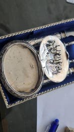 Couteau de table - Argent 800, Argent 925, Antiek en Kunst