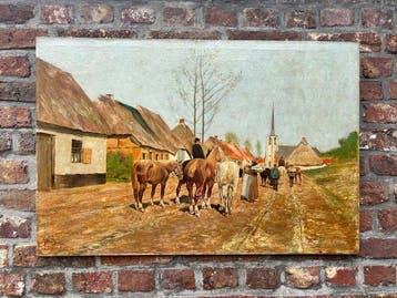 Gus Firengie (XIX-XX) - Naar de paardenmarkt