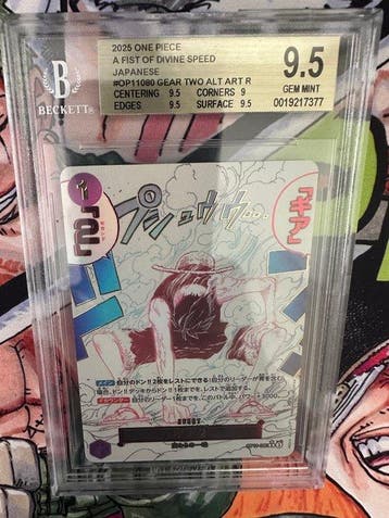 Bandai - 2 Graded card - One Piece - Beckett 9.5, Nieuw