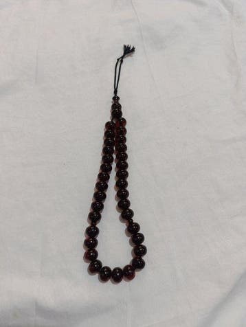 Chapelet - Ambre - 1970-1980 - Chapelet de perles de prière