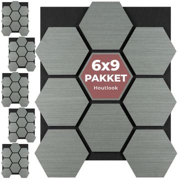Akoestische panelen Sonic Shield houtlook - lichtgrijze eik, Verzenden
