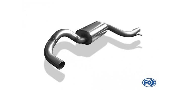 FOX VW Kever 1.4l - 16 (5C) Coupe & Cabrio - Starre middende, Auto-onderdelen, Uitlaatsystemen, Nieuw, Verzenden