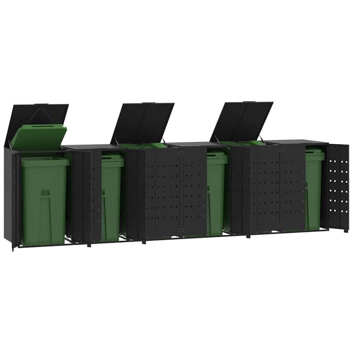 vidaXL Containerberging voor 6 containers 414x79x117 cm, Bricolage & Construction, Conteneurs, Envoi