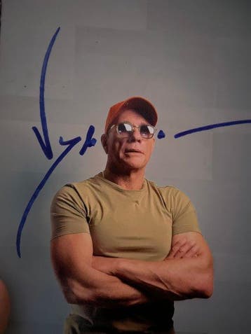 Jean Claude Van Damme - Signed in person (2024) - Jcvd photo, Nieuw