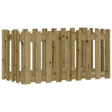 vidaXL Plantenbak verhoogd hekontwerp 100x50x50 cm, Verzenden