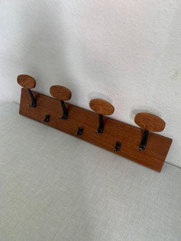 Kapstok - Teak - Teakhout Mid-Century