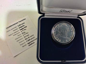 Italië. 5 Euro 2013 Giuseppe Gioachino Belli Proof (Zonder