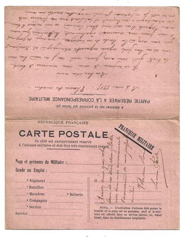 Europa 1914/1918 - 55 brieven en kaarten - militaire